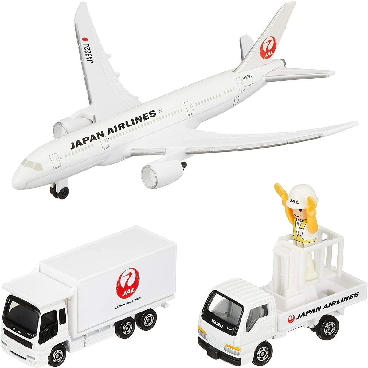 JAL日本航空 波音787 機場玩具套組