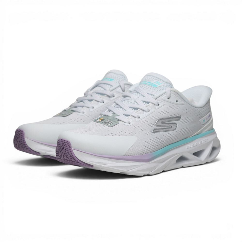 SKECHERS 慢跑鞋 GLIDE-STEP VORTEX 白色 瞬穿 運動鞋 女 129825WWMLT