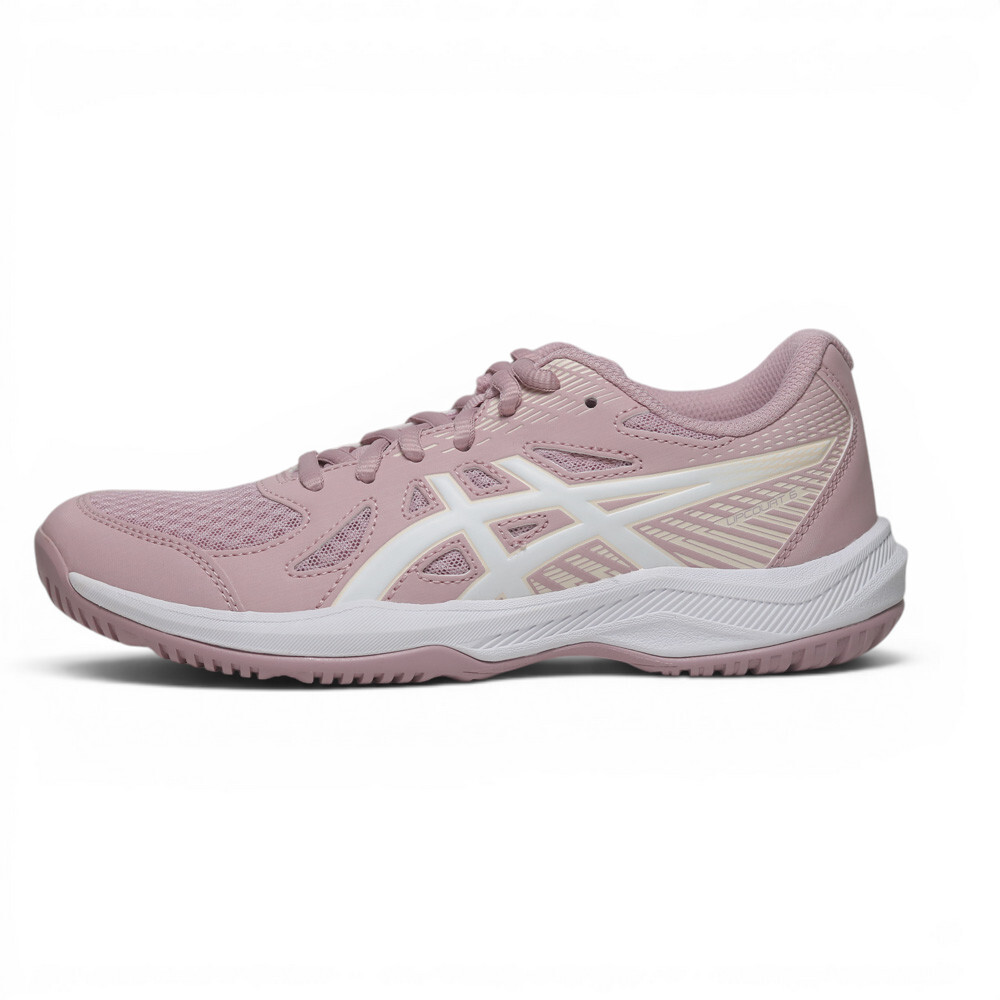 ASICS 排球鞋 UPCOURT 6 梅洛色 膠底 室內 羽排鞋 女 1072A107703