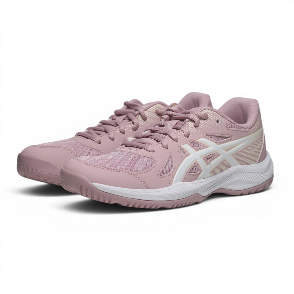 ASICS 排球鞋 UPCOURT 6 梅洛色 膠底 室內 羽排鞋 女 1072A107703