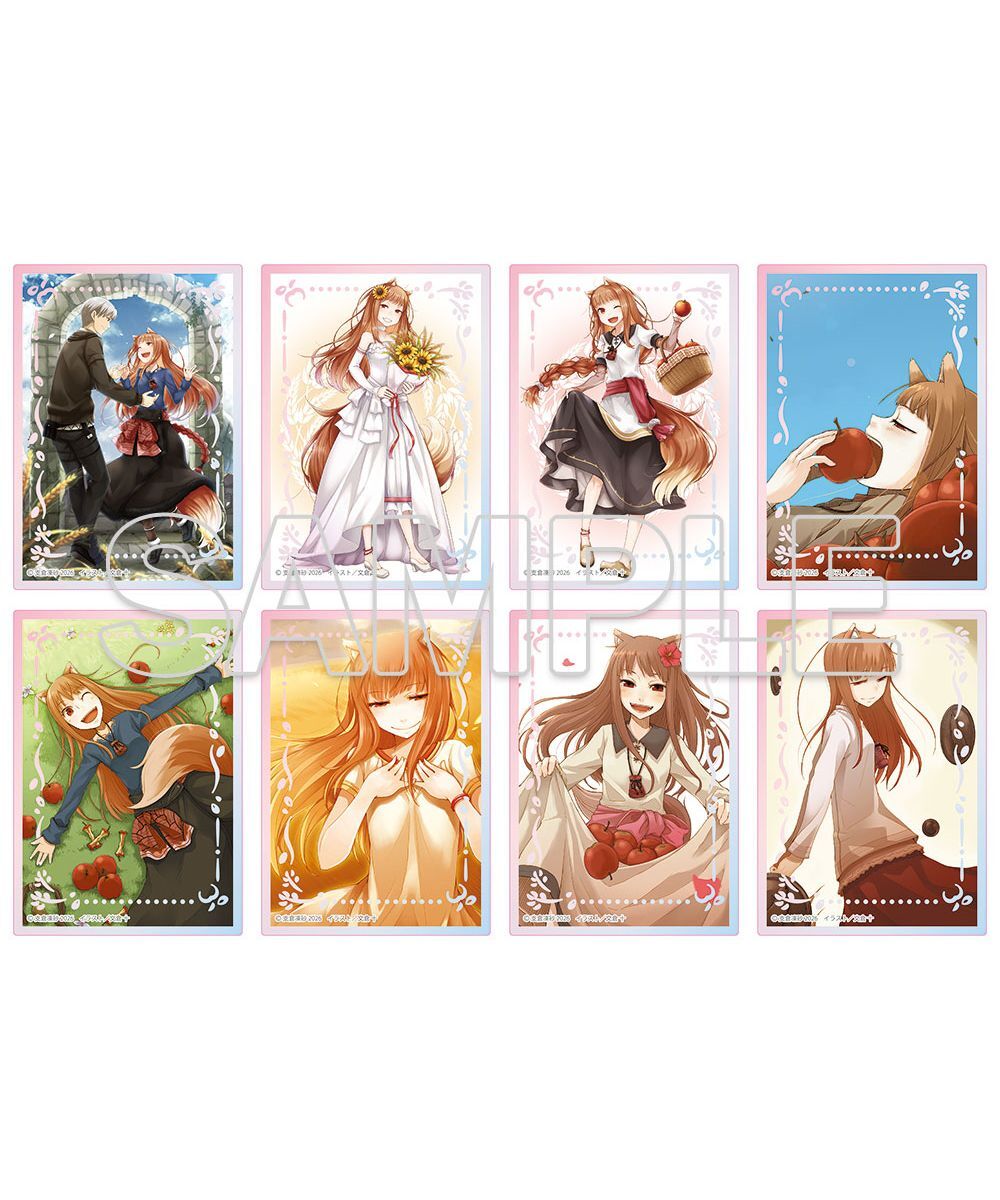 預購-『狼與辛香料』原作20周年紀念 集換式極光壓克力小卡 PACK盲盒販售 隨機出貨【日本進口精品】