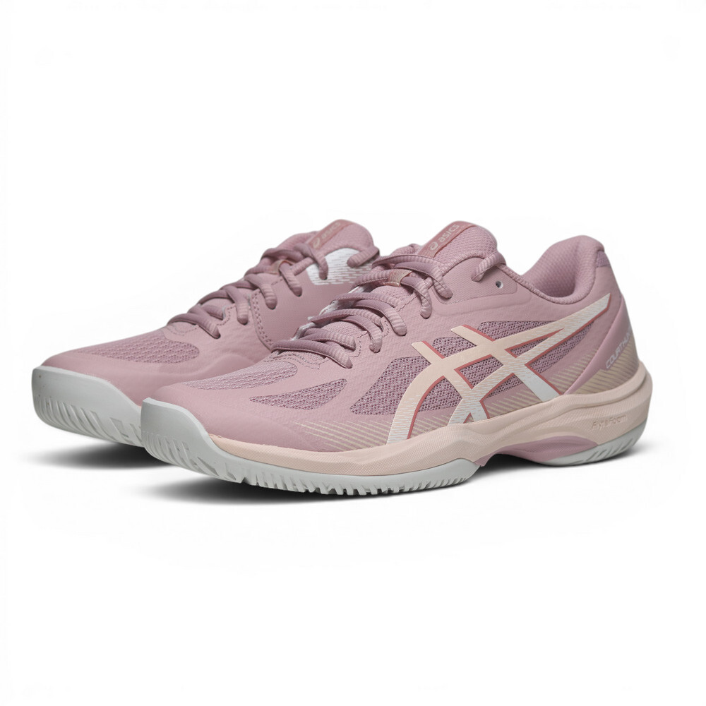 ASICS 羽排鞋 COURT HUNTER FF 粉紅米 膠底 室內 運動鞋 女 1072A112700