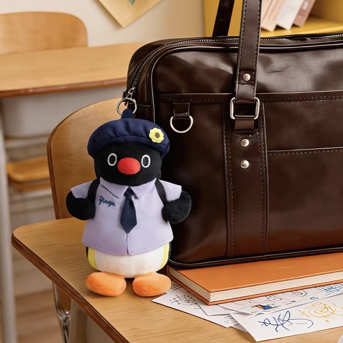 企鵝家族 PINGU PINGA 校服 制服 毛絨吊飾 可愛