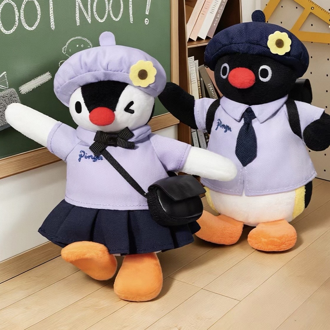 企鵝家族 PINGU PINGA 校服 制服 毛絨吊飾 可愛