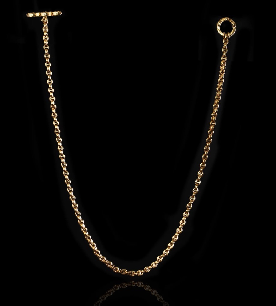 MICRO OPEN-LINK™ NECKLACE - 16" YG