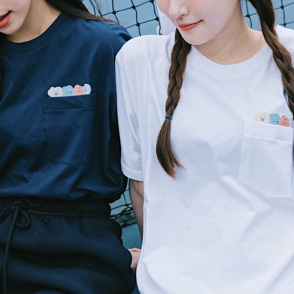 大頭喜怒哀樂 口袋衣服