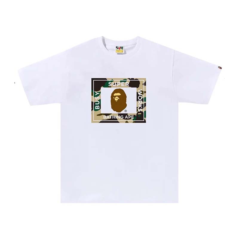BAPE 1st Camo Super Busy Works Tee 猿人 短袖 白色 RAY-19 [台灣現貨]