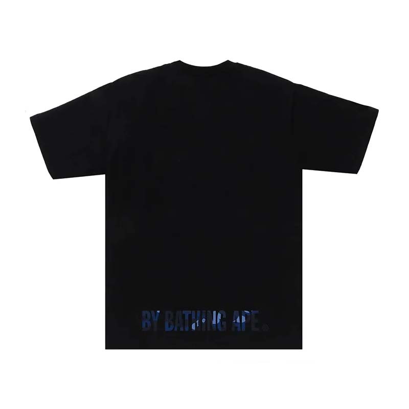 BAPE Color Camo Ape Face Tee 藍迷彩 猿人 短袖 黑色 RAY-20 [台灣現貨]