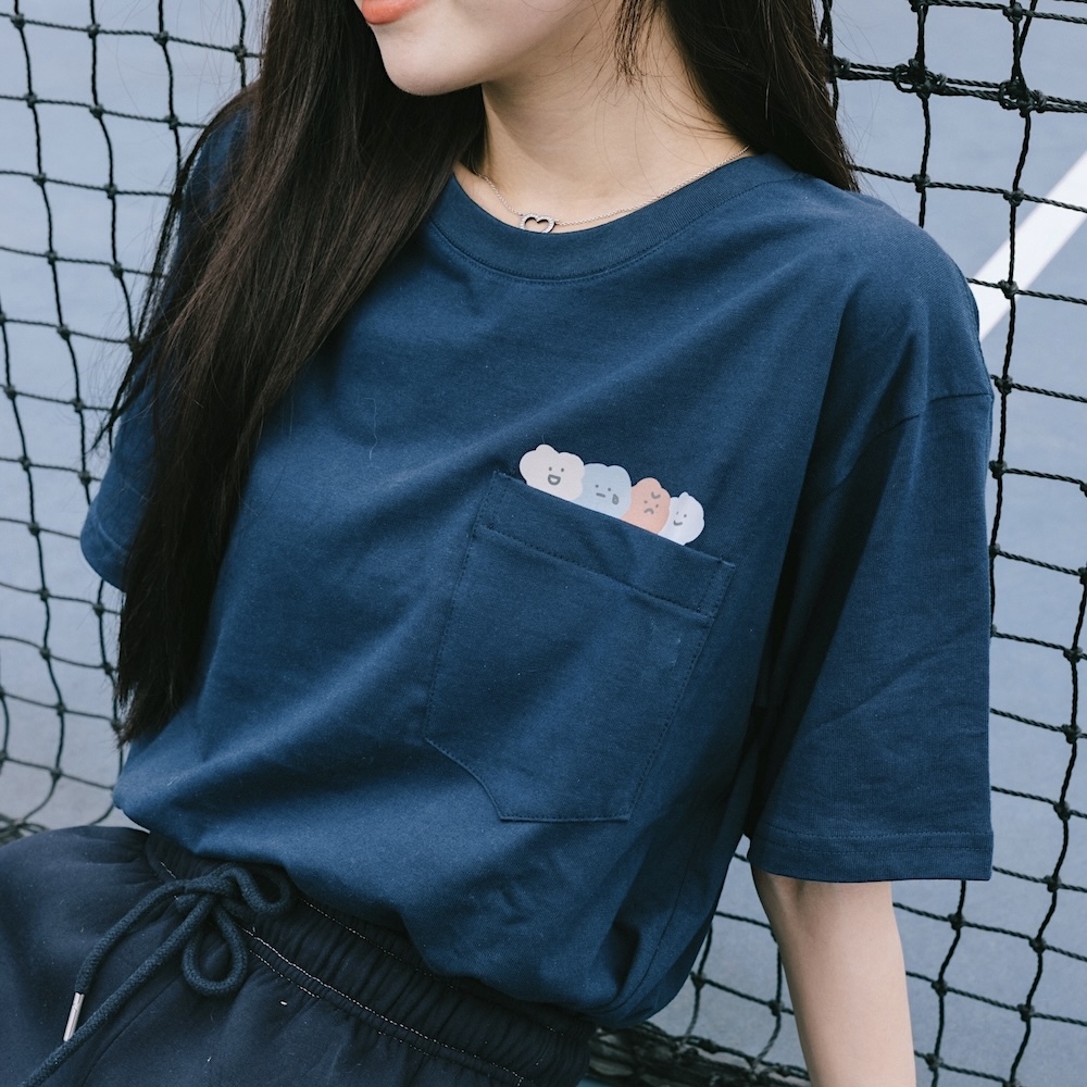 大頭喜怒哀樂 口袋衣服