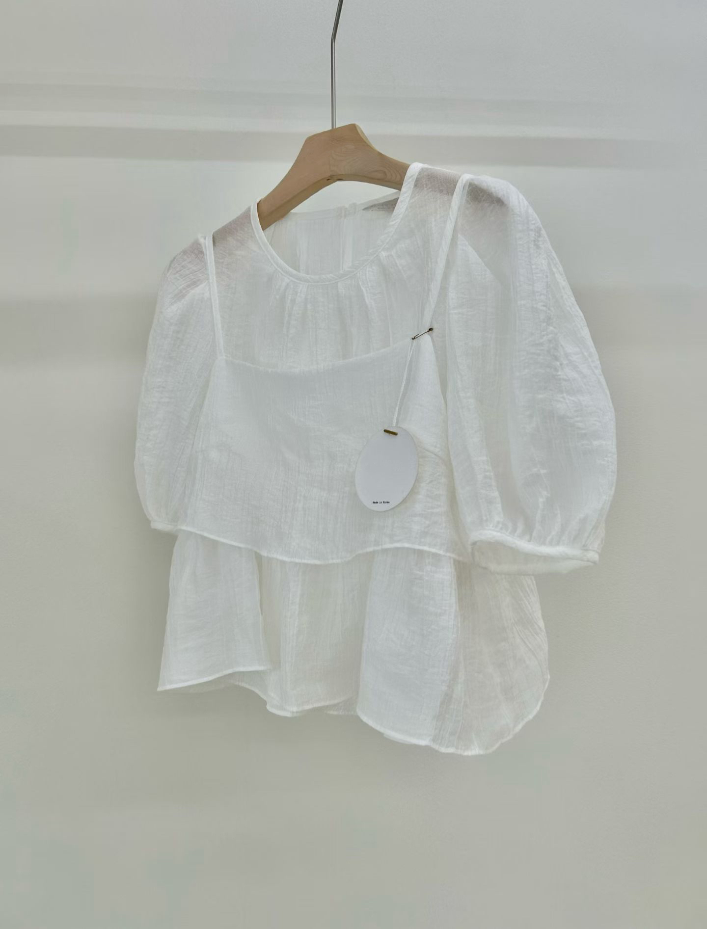 WW2654 frill Bustier BL