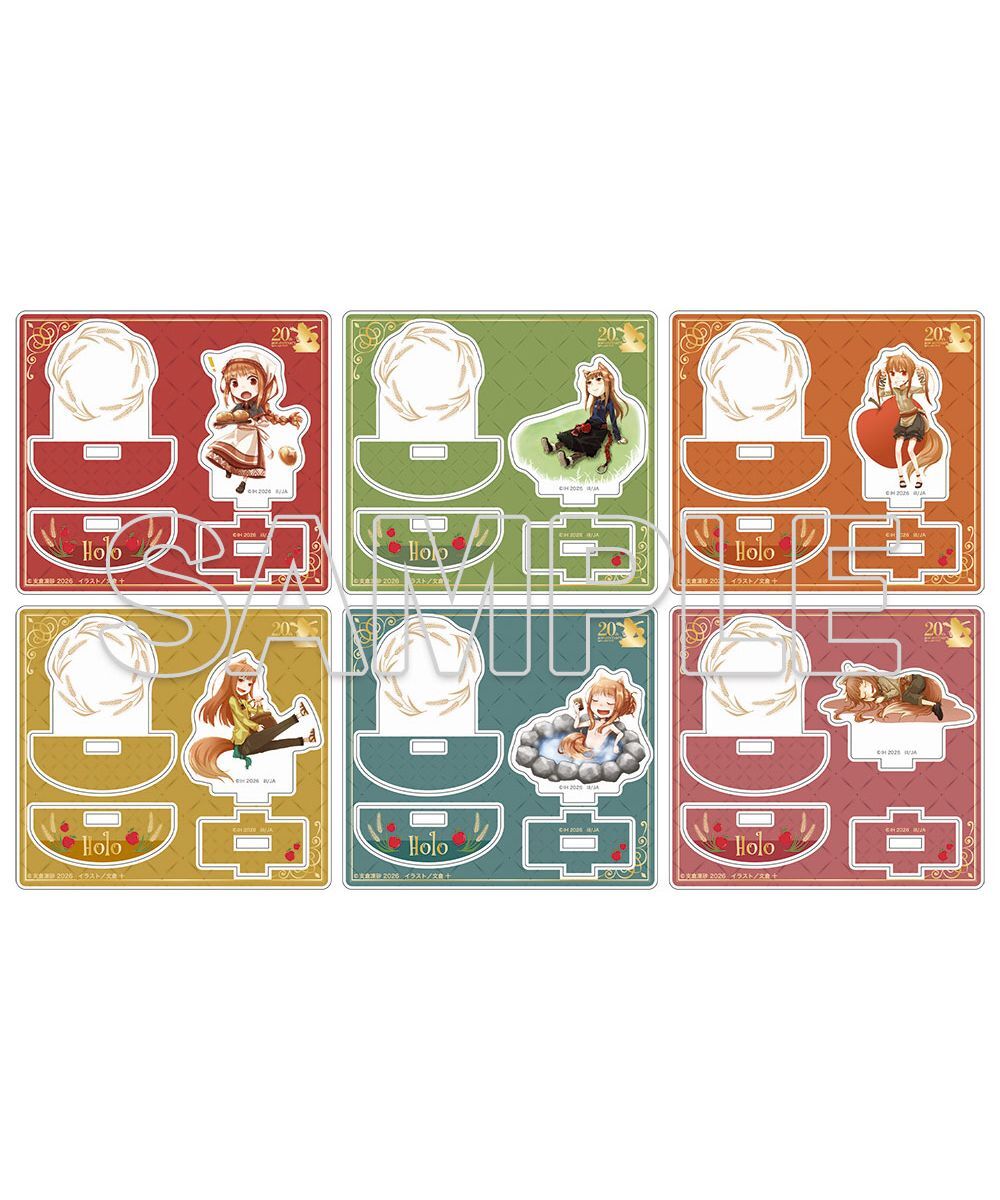 預購-『狼與辛香料』原作20周年紀念 集換式搖搖立牌 PACK盲盒販售 隨機出貨【日本進口精品】