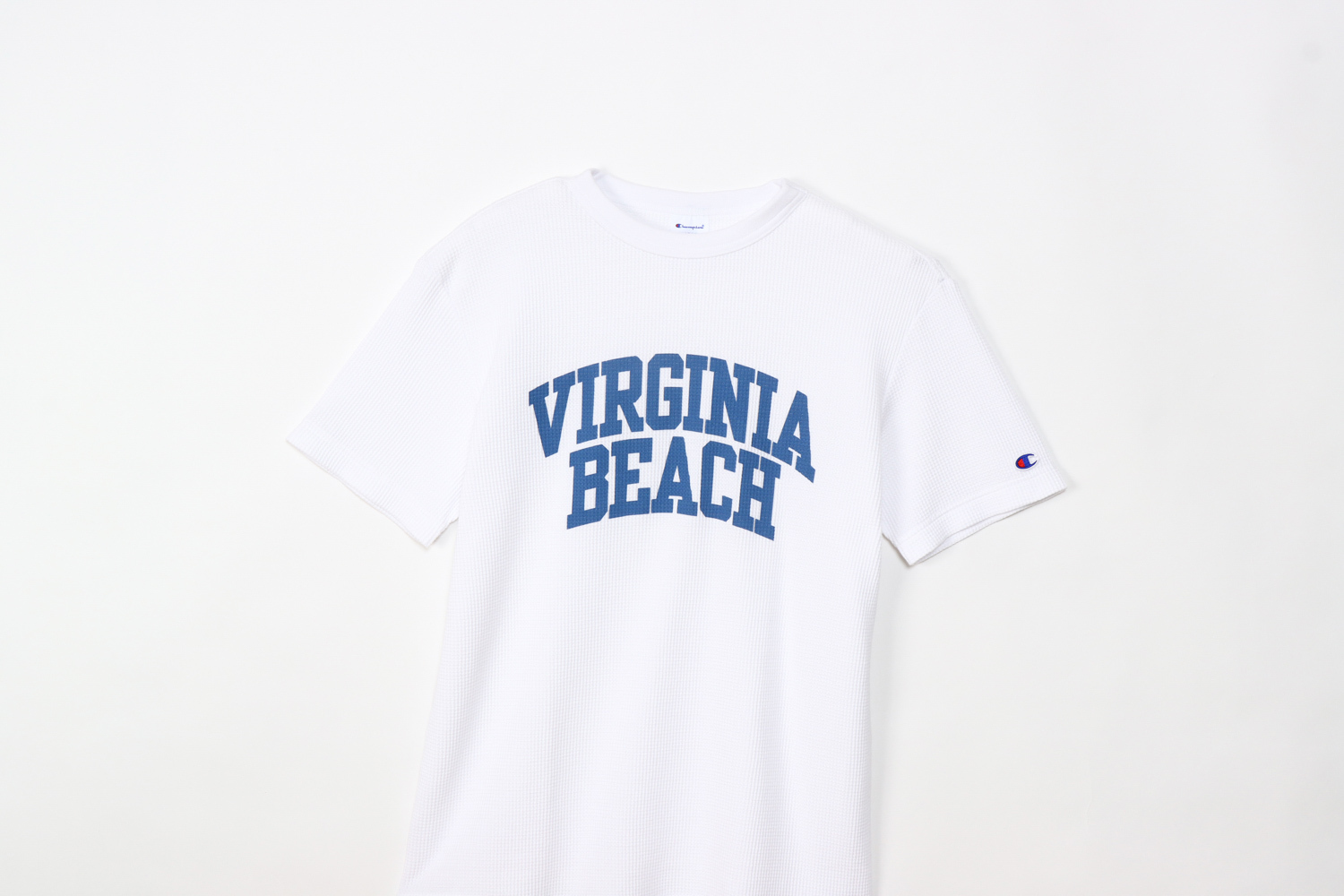 男款-BASIC 印花鬆餅格短袖TEE-白色（C3-Z352-010）