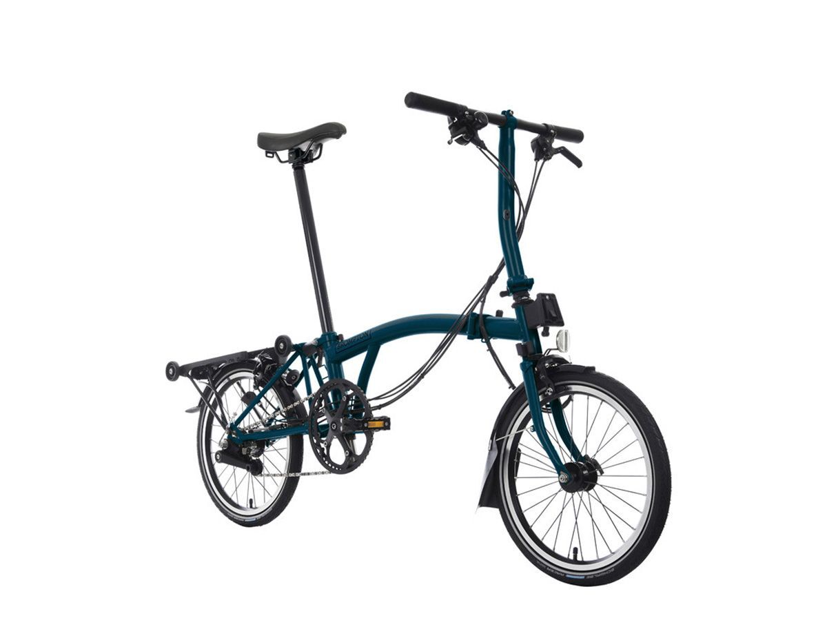 Brompton C Line - 2024 海洋藍 - S把 6速 附前後燈 以及後貨架