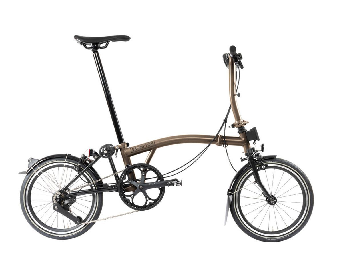 Brompton P Line - 2024 月光銀 - S把12速 附前後燈以及後貨架