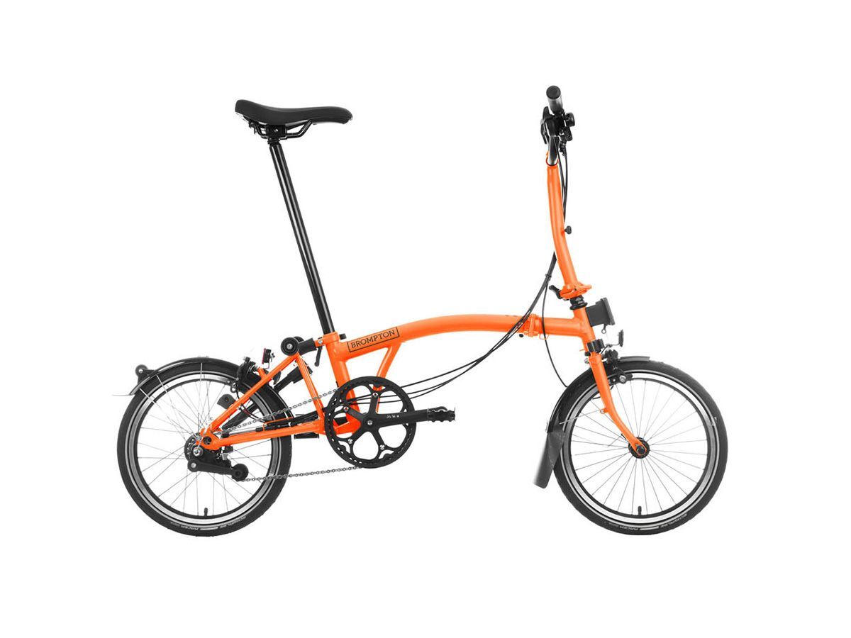 Brompton C Line - 2025 落日橘 - M把6速/附後貨架