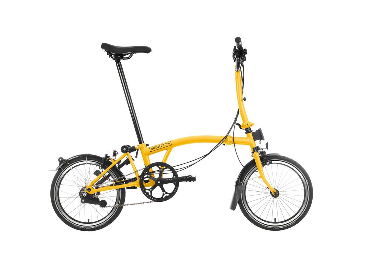 Brompton C Line - 2025 大黃蜂 - M把6速/附前後燈/後貨架