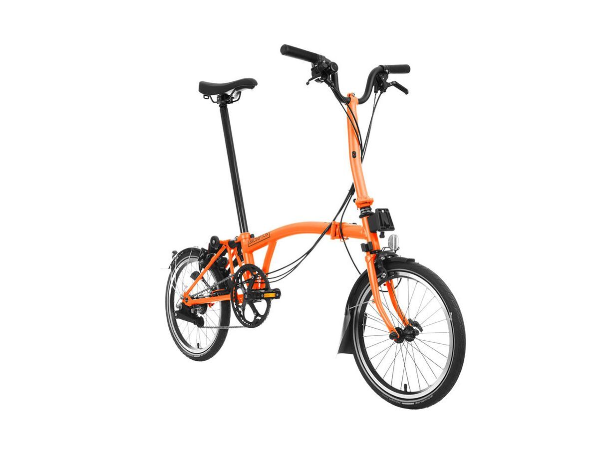 Brompton C Line - 2025 落日橘 - M把6速/附後貨架
