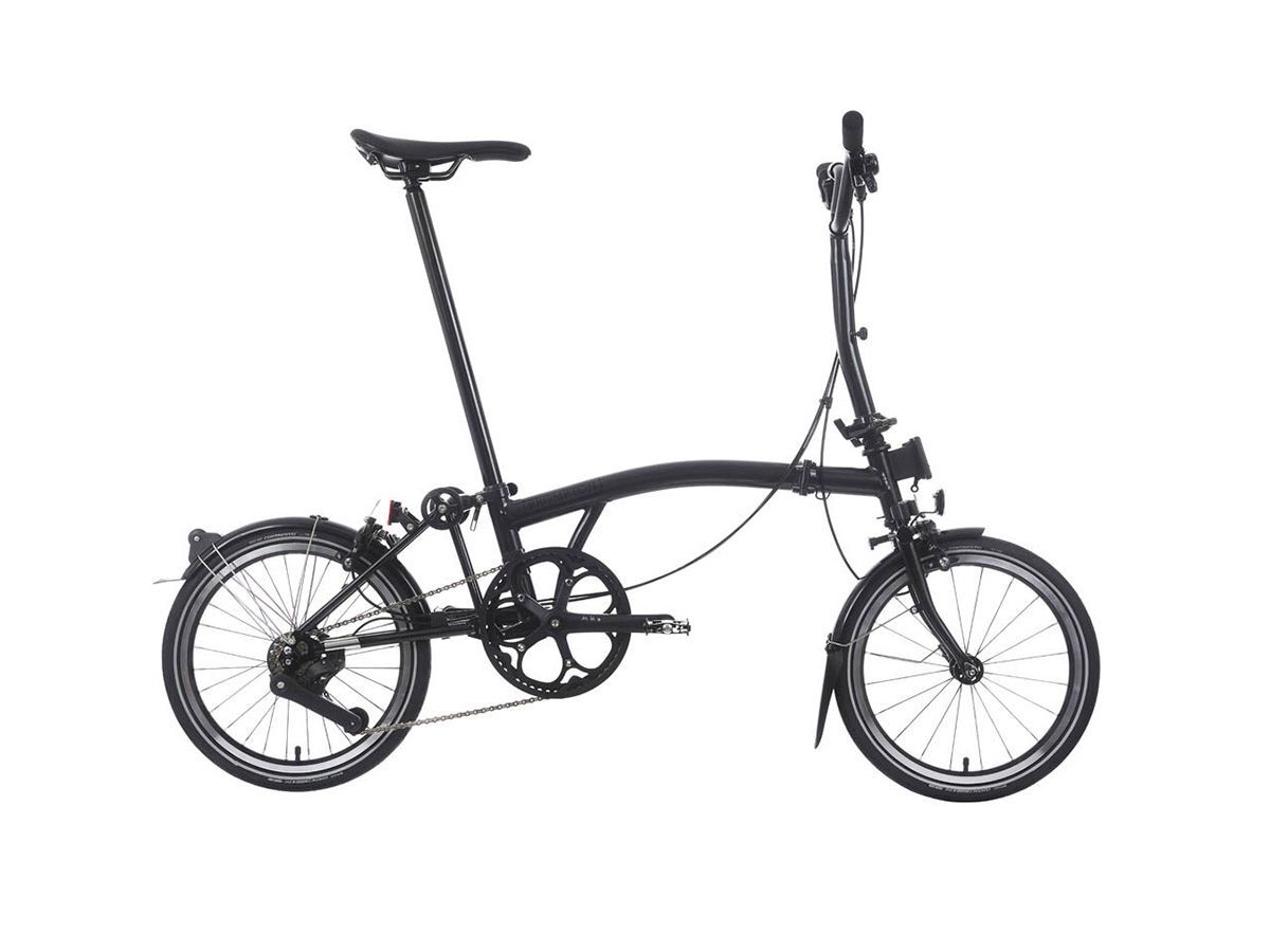 Brompton P Line - 2024 午夜黑 - M把4速 / 附前後燈