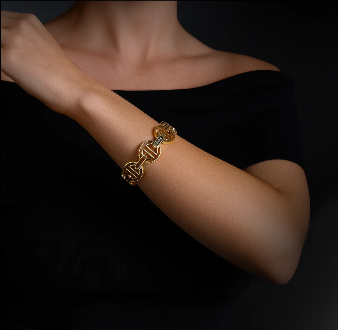 MMV MEDIUM LINK BRACELET RG