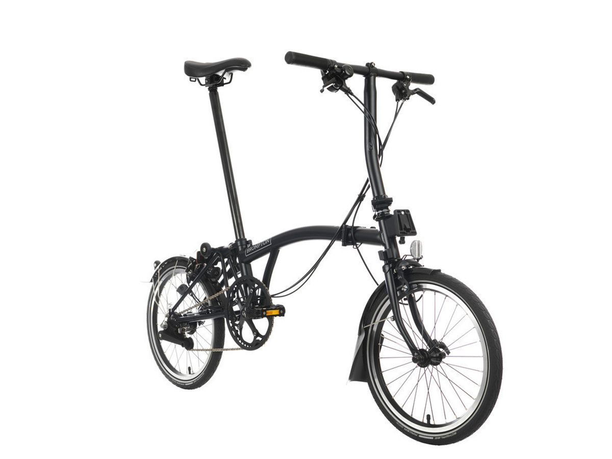 Brompton C Line - 2024 黑色 - S把6速/附前後燈/後貨架
