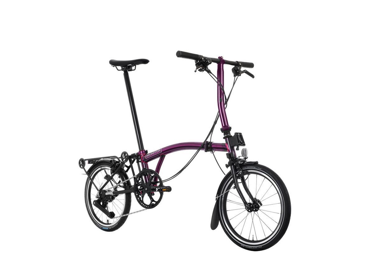 Brompton P Line - 2025 紫清漆 - S把12速/附後貨架