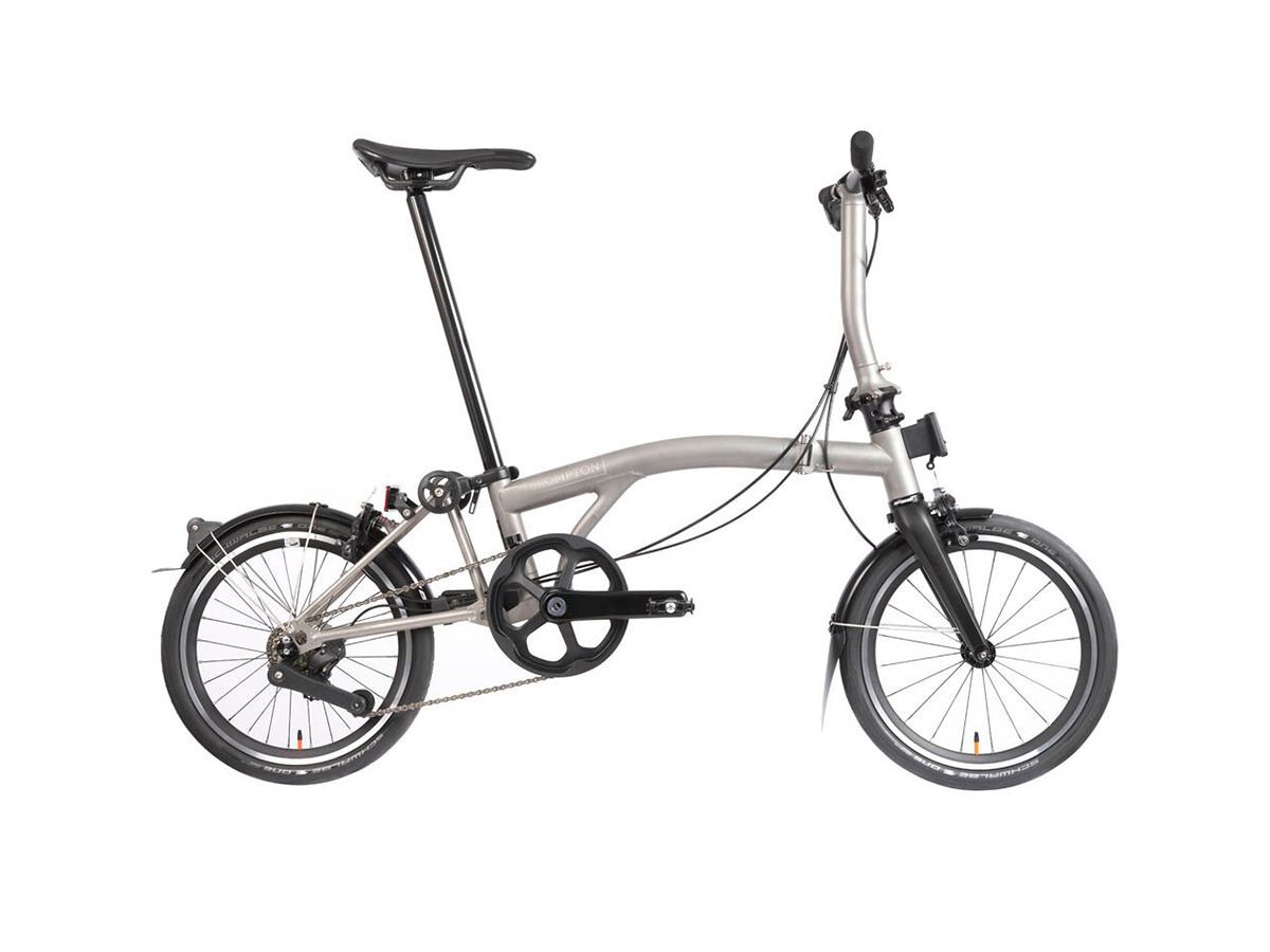 Brompton T Line - 噴砂鈦 - S把12速/附前後燈