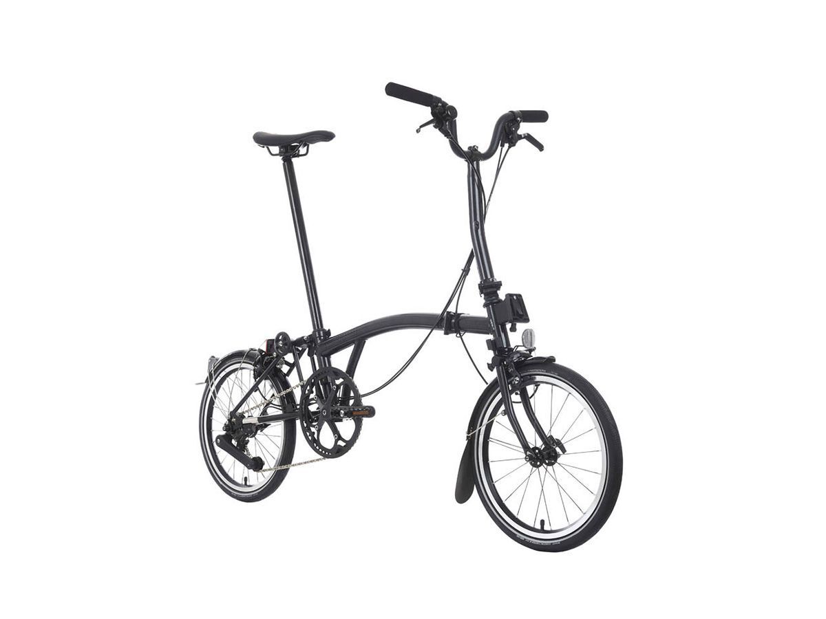 Brompton P Line - 2024 午夜黑 - M把12速/附後貨架