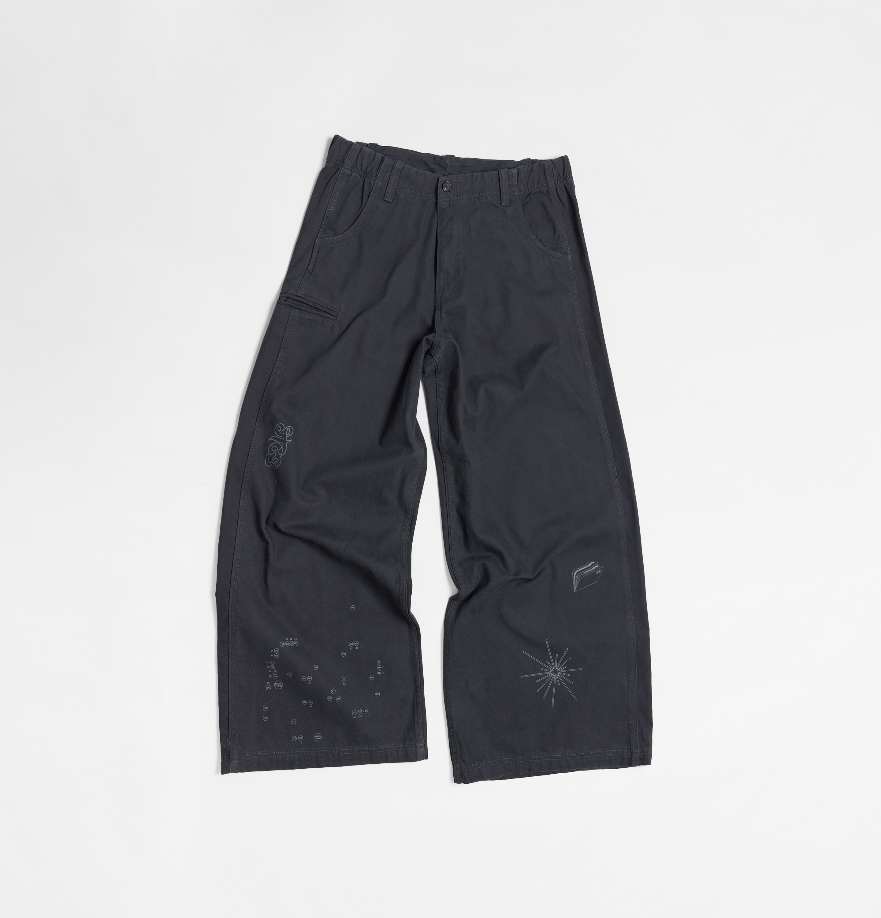 MELSIGN - Digital Code Work Pants - Nany