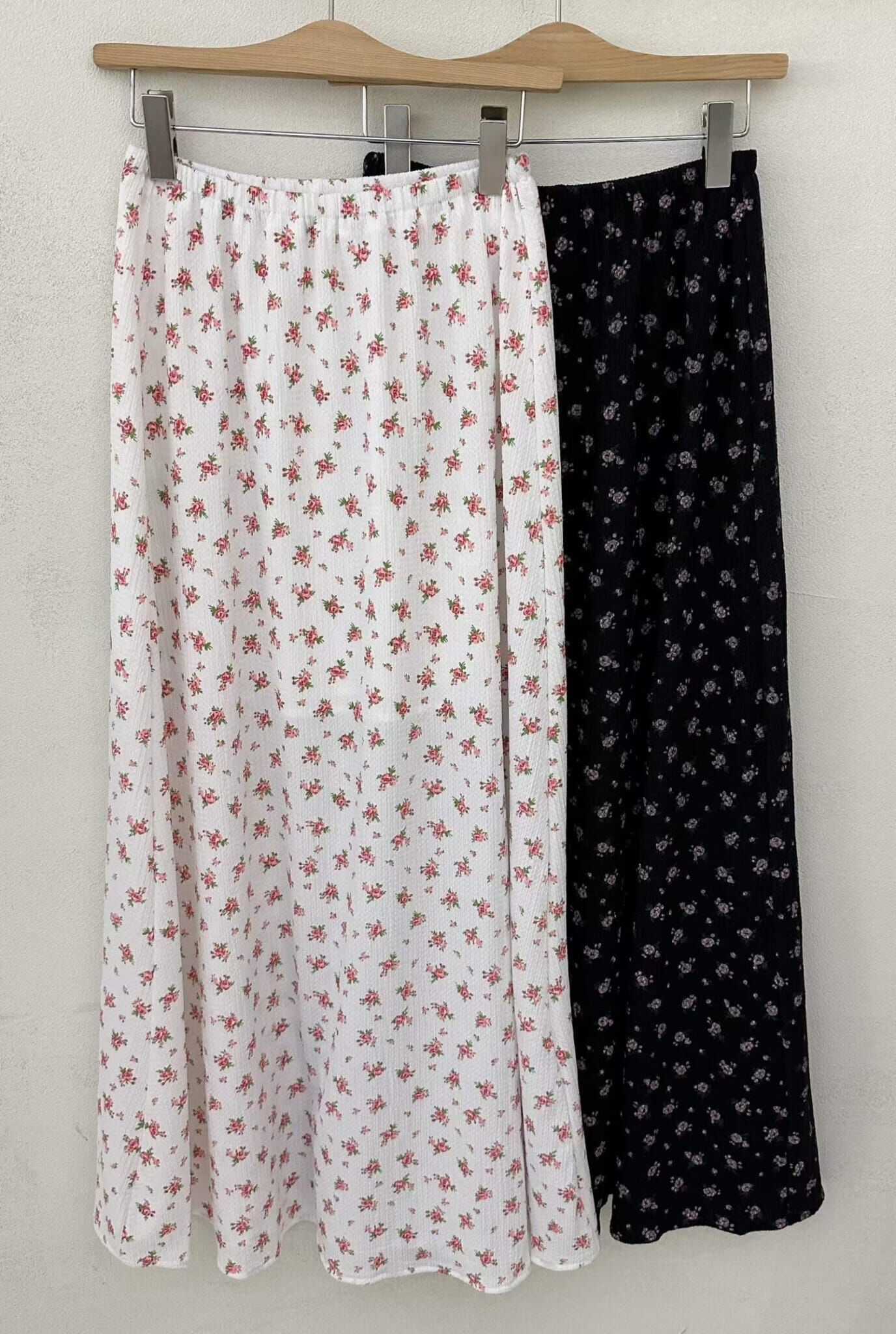 SU6105 田園小碎花橡筋半身裙