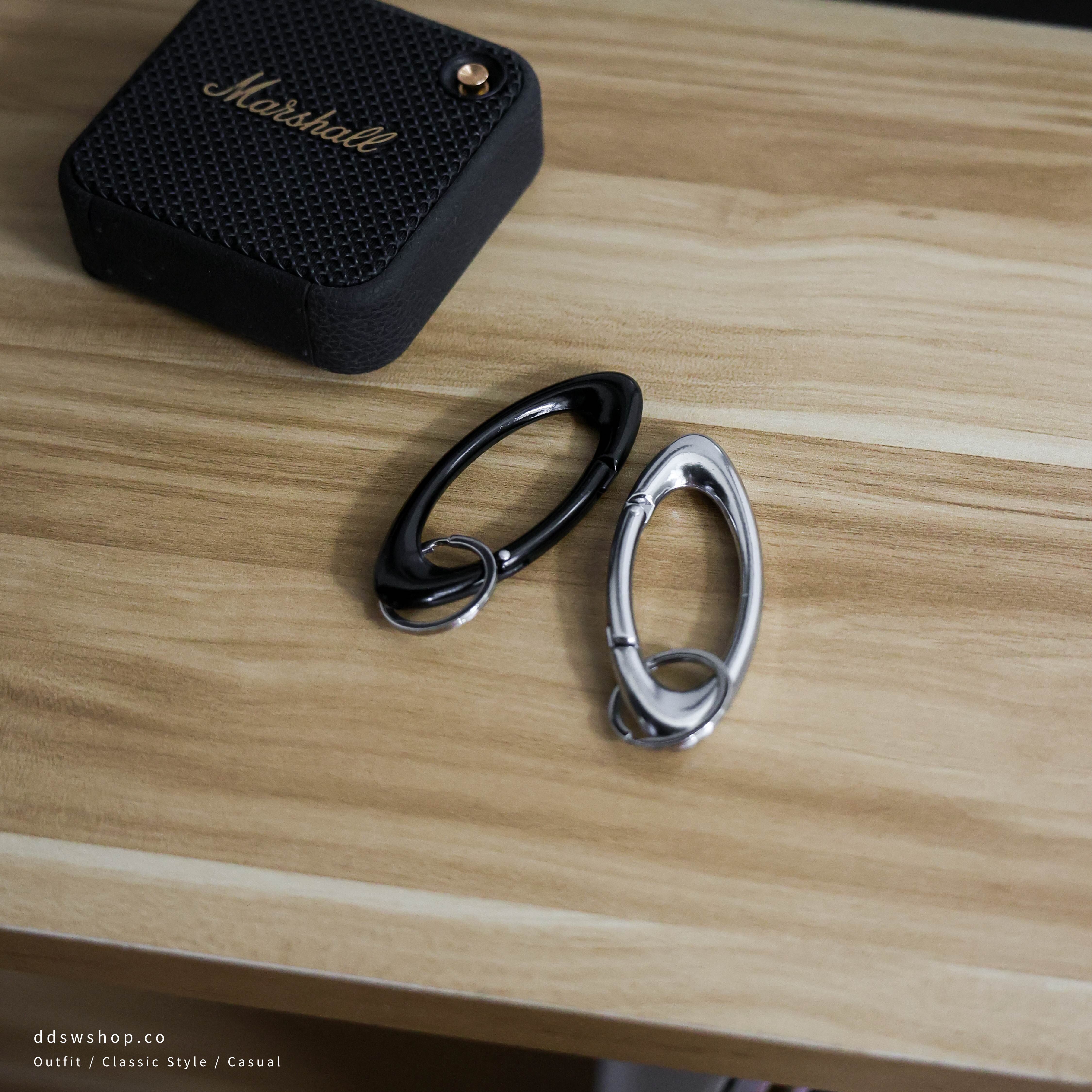 "現貨" Oakley Keychain 金屬Logo鑰匙圈 黑 黑綠 銀