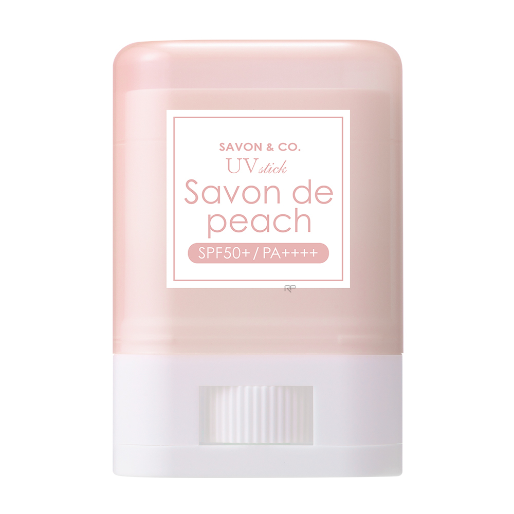 SAVON & CO. 粉嫩蜜桃 絲滑白雪防曬棒15g