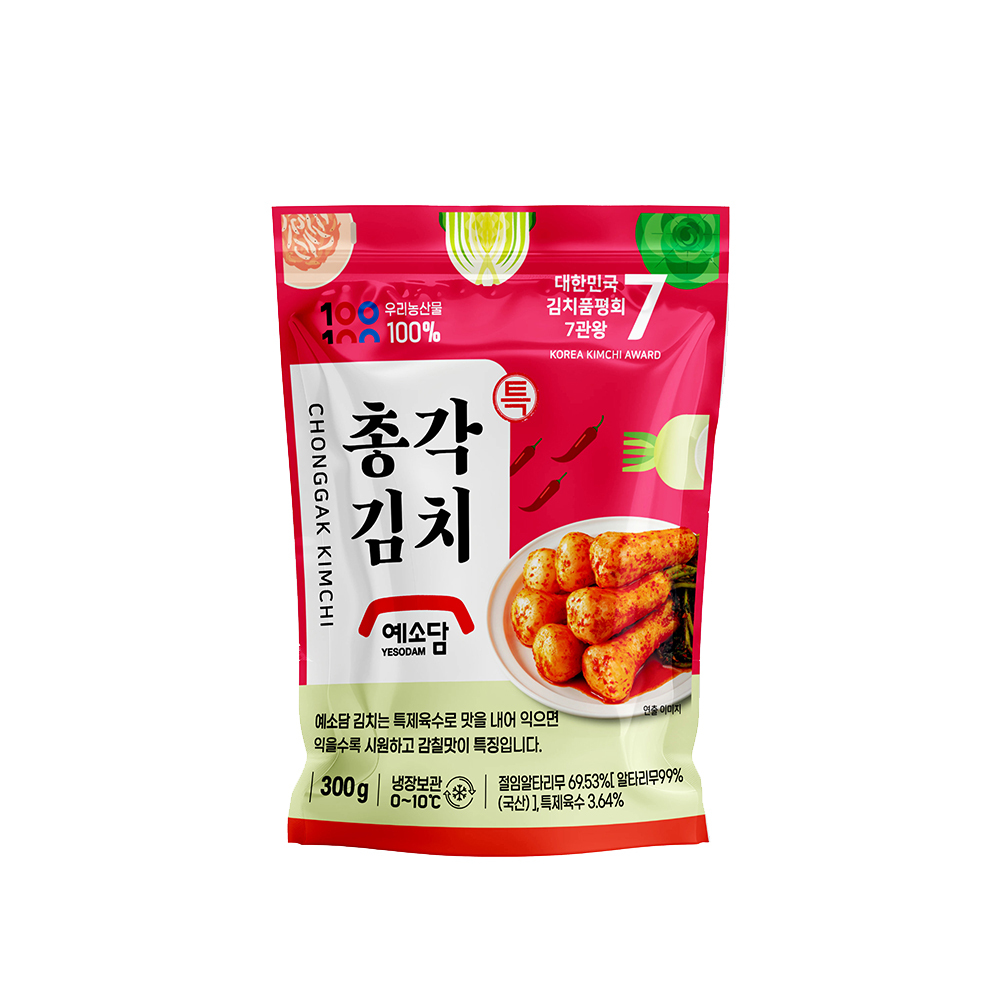 【BK SHOP】YESODAM-韓國小蘿蔔KIMCHI 300g
