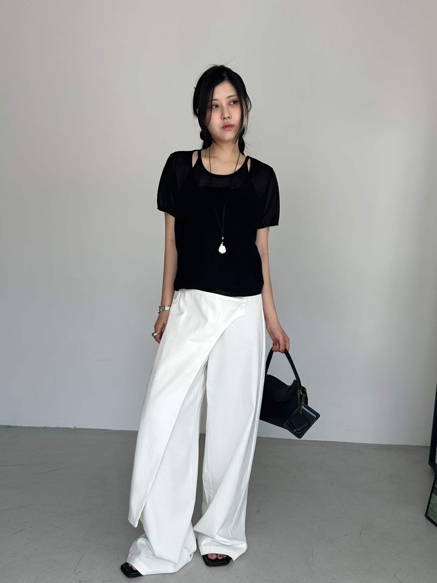 PN6129 前頁式闊褲