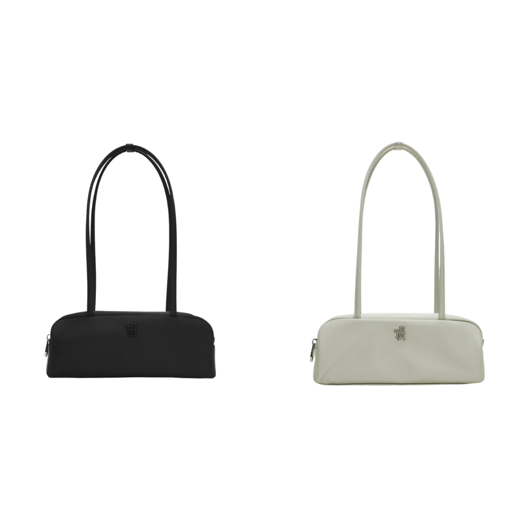 HKBG0501-019 TRM Recycled Nylon Pencil Case Mini Bag T71W (A19 Black/B19 Sand Grey)