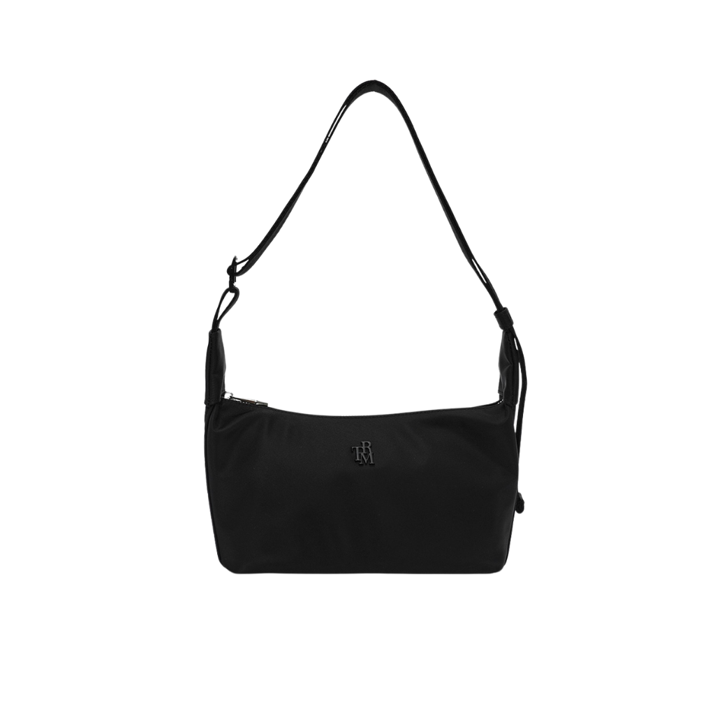 HKBG0501-011 TRM Recycled Nylon Mini Hobo Bag T09W (A11 Black)