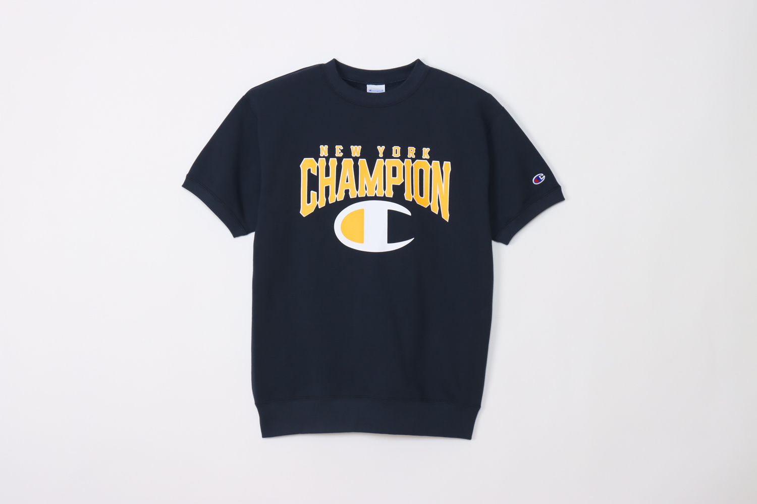 男款-BASIC 短袖衛衣-深藍色（C3-Z017-370）