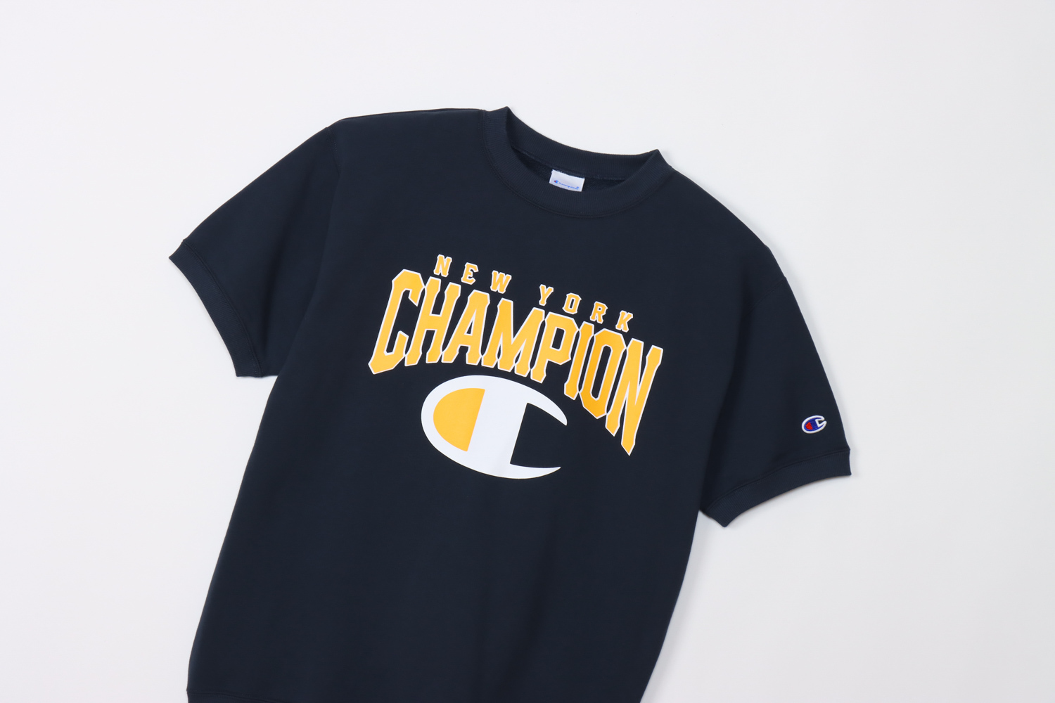 男款-BASIC 短袖衛衣-深藍色（C3-Z017-370）