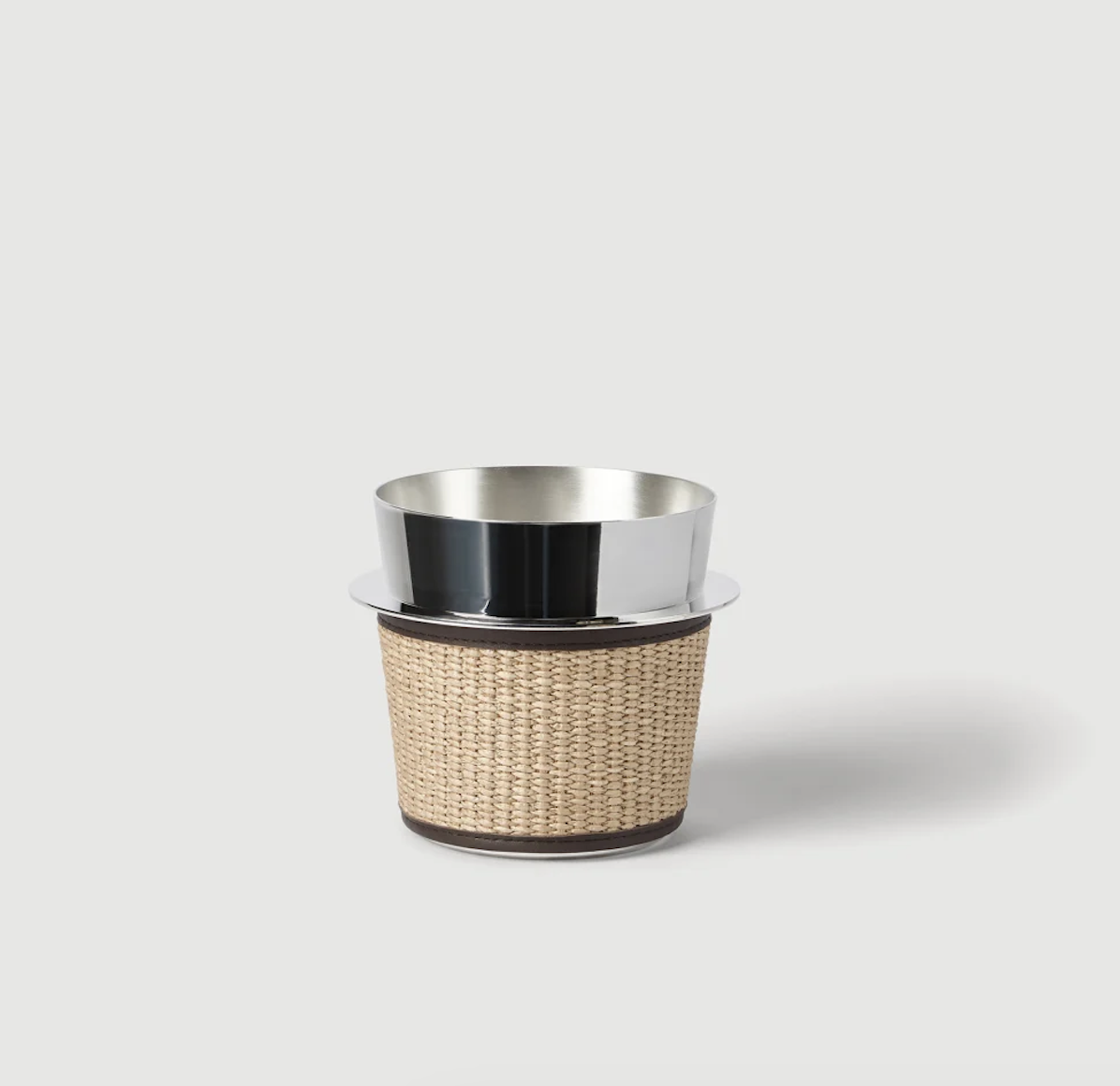 Brunello Cucinelli｜拉菲草編織紋冰酒桶