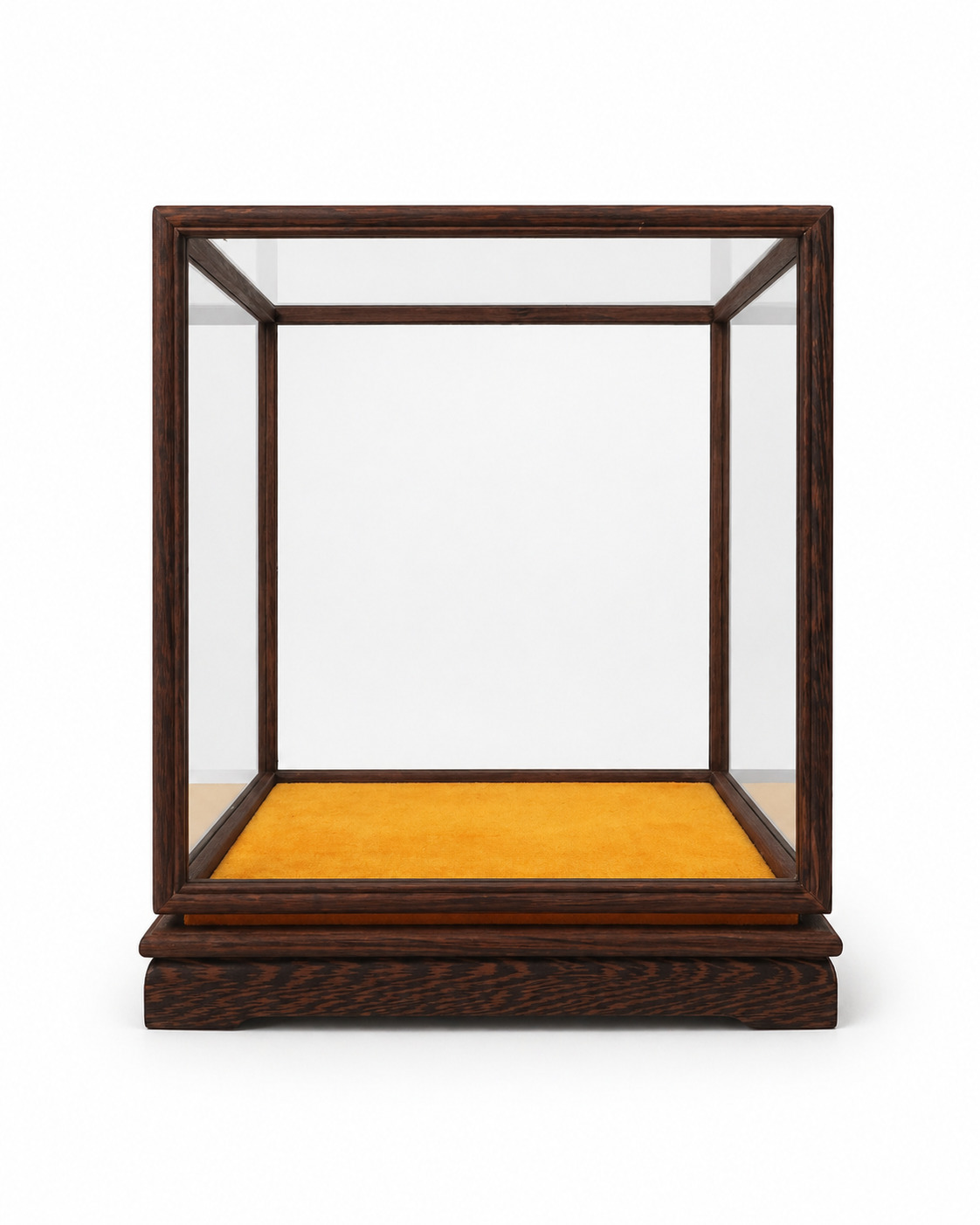 實木玻璃展示盒  小