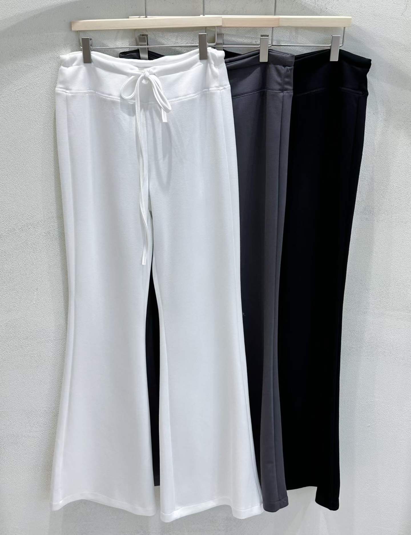 SU6113 蝴蝶綁帶微喇叭休閑褲