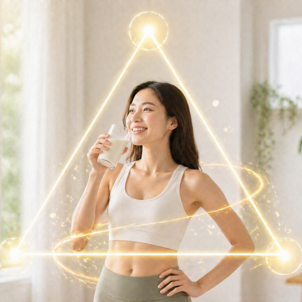 由本土自製保健食品：太陽星全效克菲爾益生菌自創配方，指的是營養食品中涵括益生菌（Probiotics）、益生元（Prebiotics）以及後生元（Postbiotic），形成微生物完整生態鏈，促進腸道菌相達到平衡。