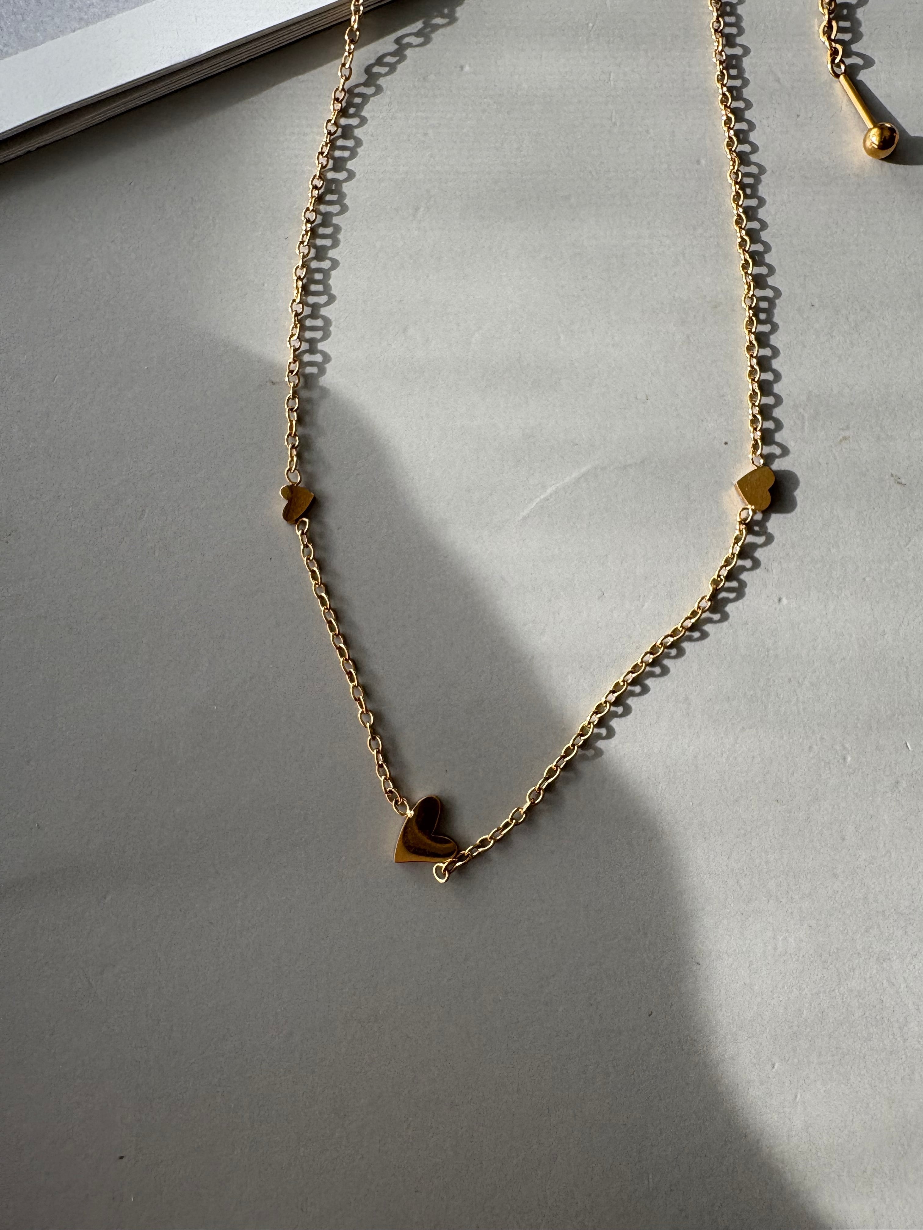 MSA delicate heart necklace