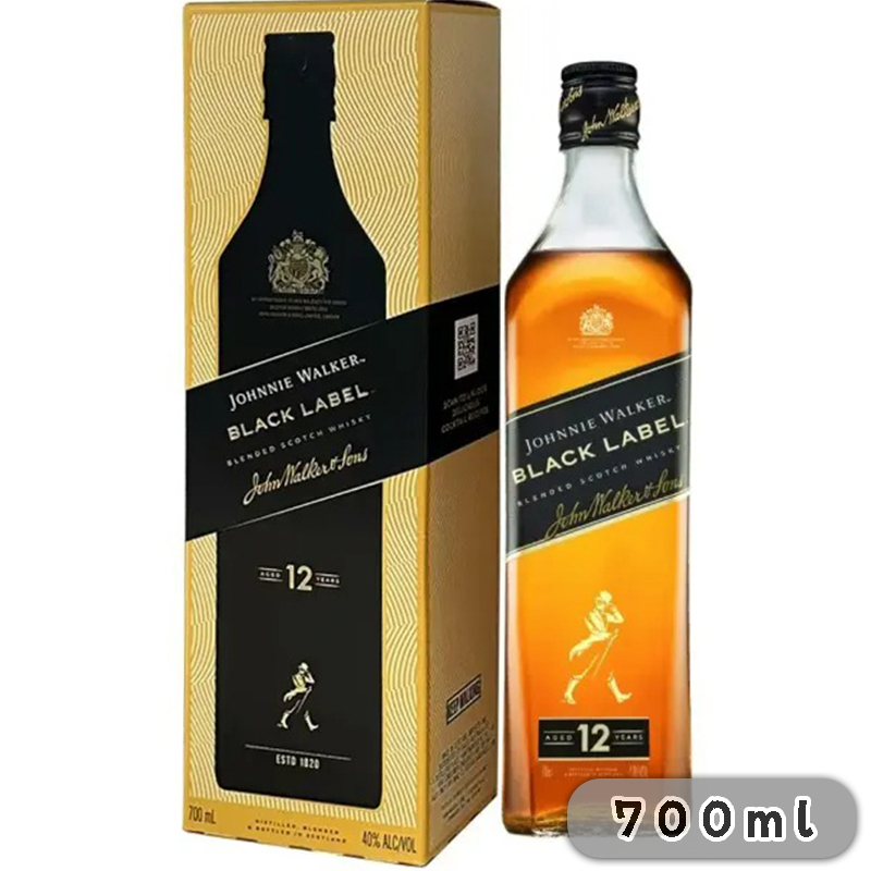 約翰走路 黑牌 調和威士忌 700mL (禮盒)