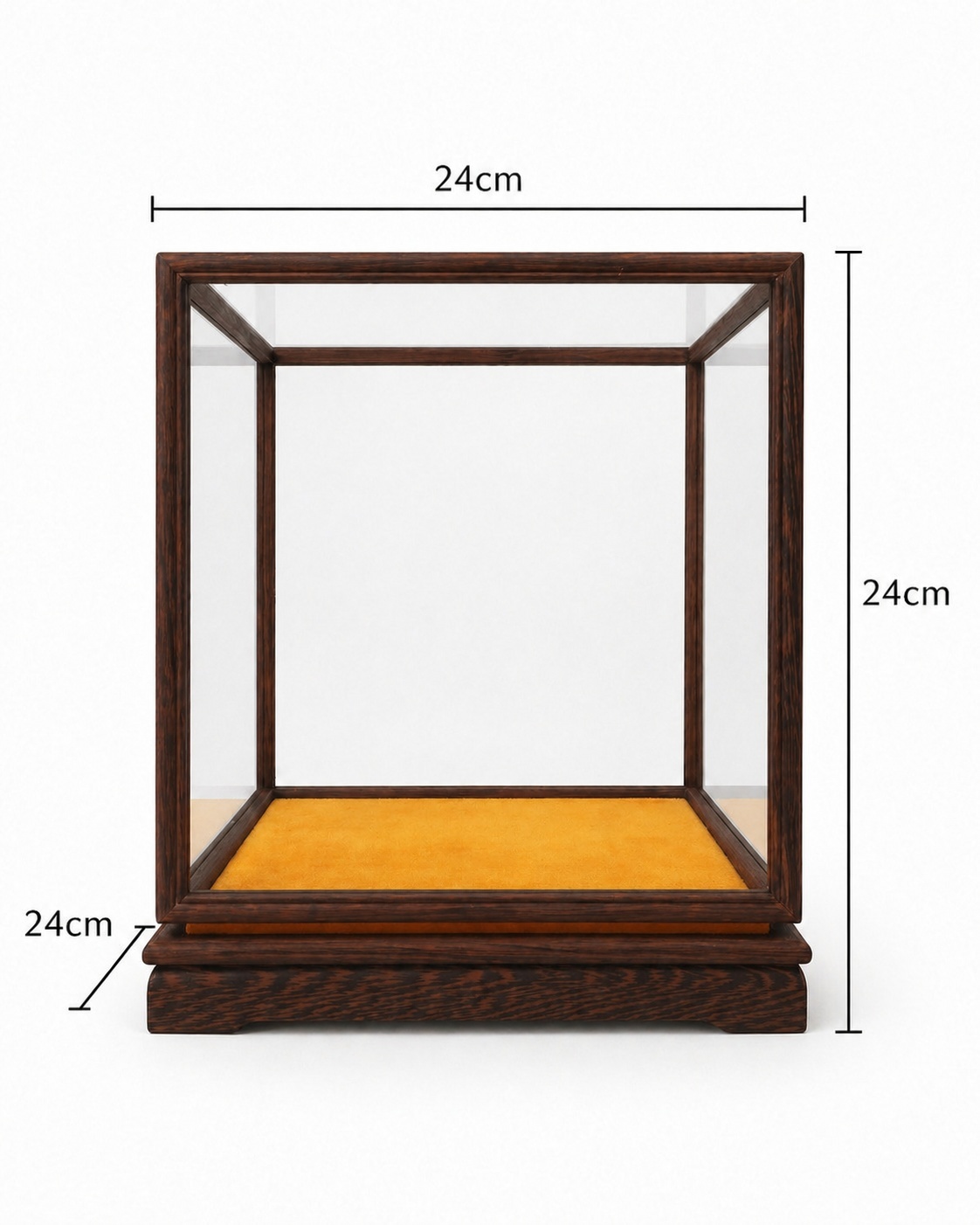 實木玻璃展示盒 大