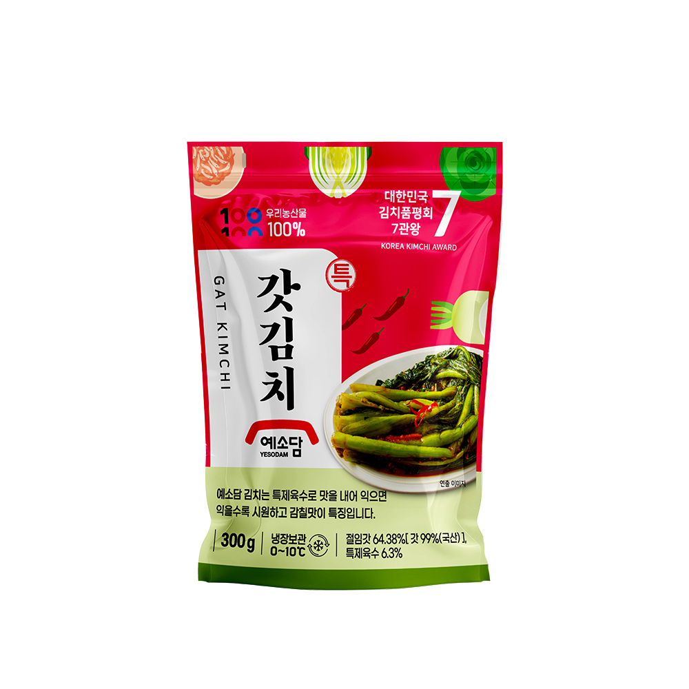 【BK SHOP】YESODAM-韓國芥菜KIMCHI 300g