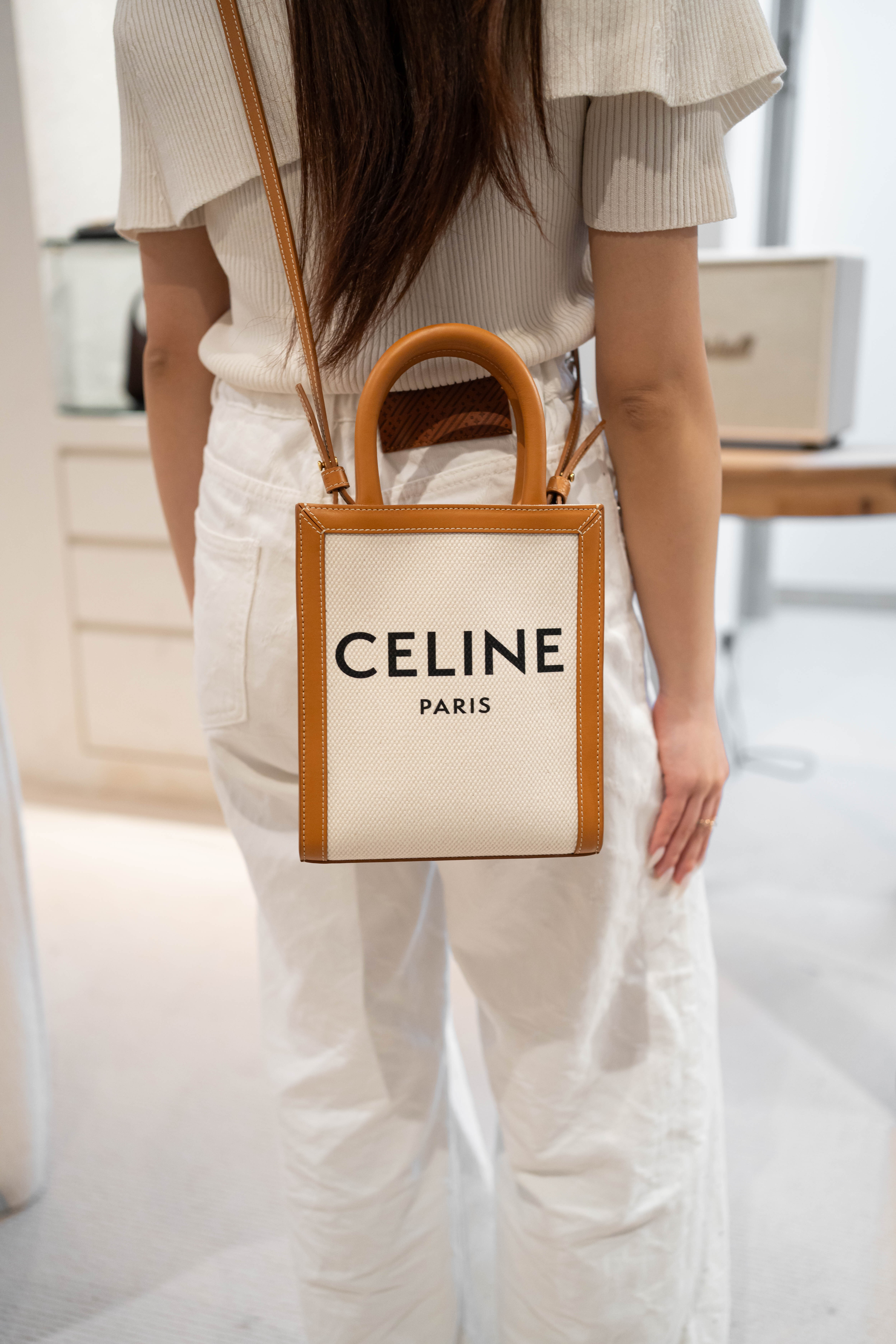 Celine Cabas Tote Bag 啡色