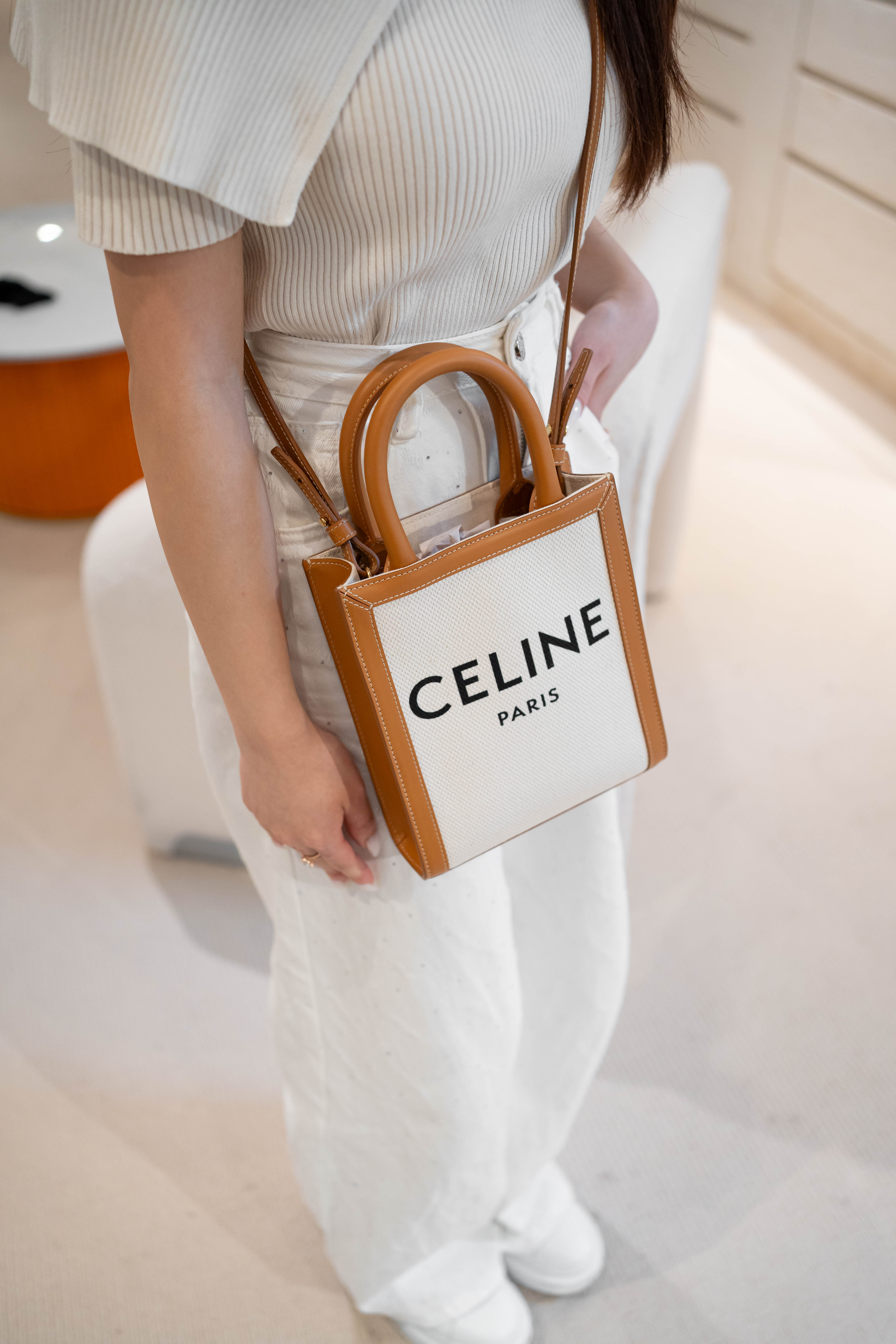 Celine Cabas Tote Bag 啡色
