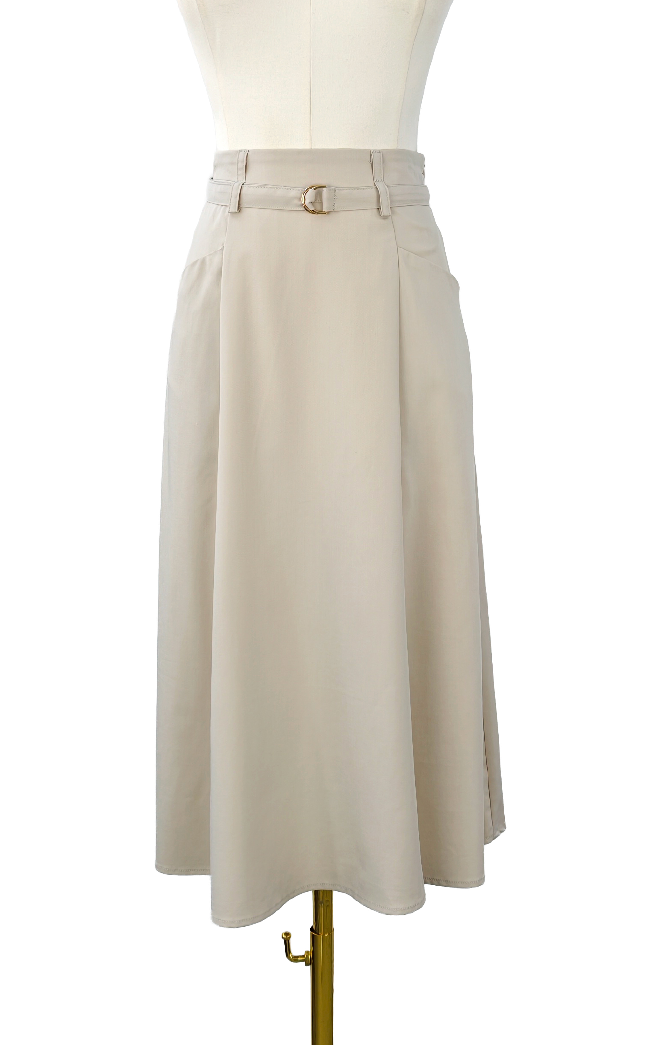 Fluid Pleated High-Waisted Skirt SK0808
