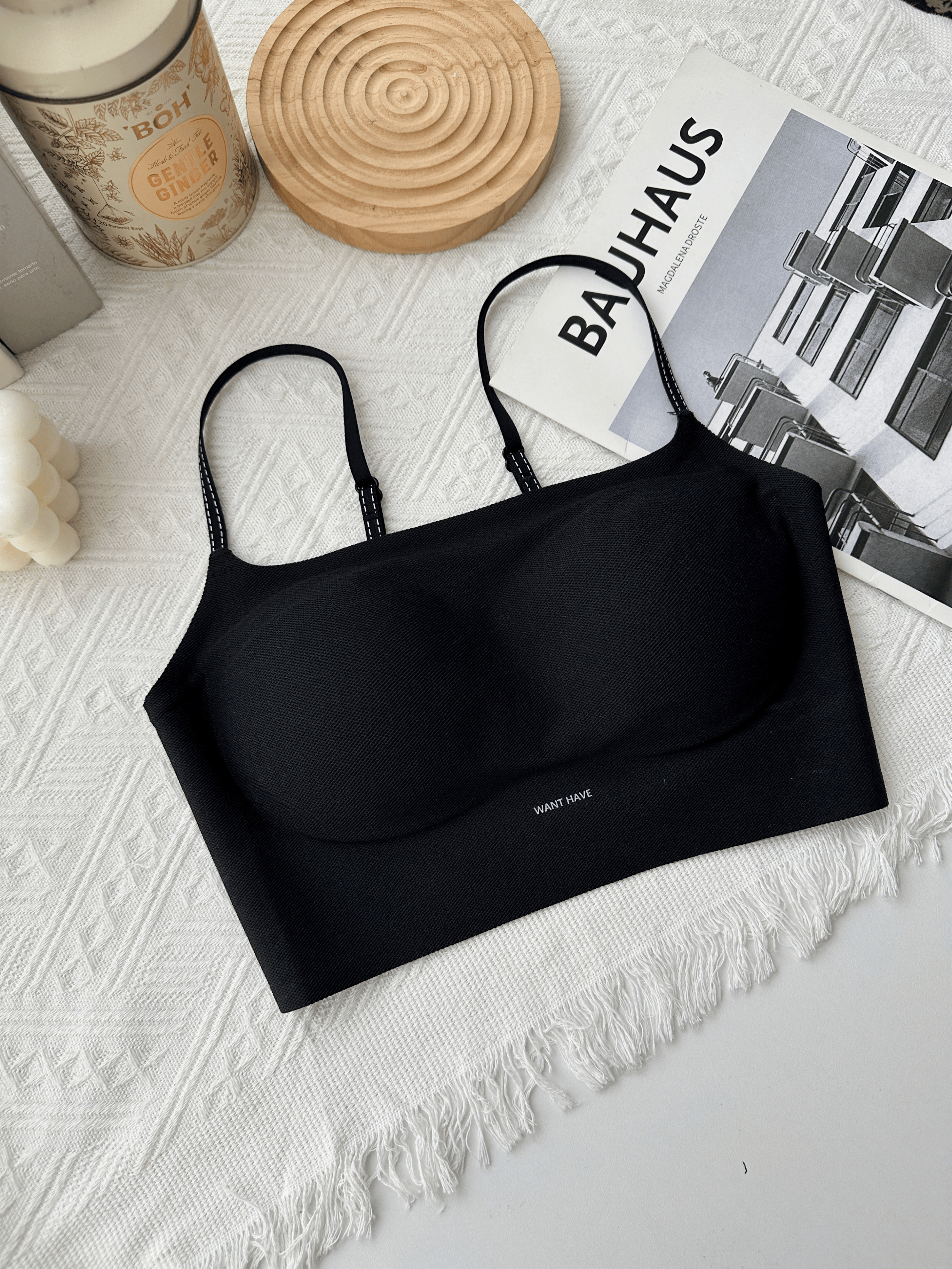 Liora Soft Motion Sporty Bra in Black- BR26BLK