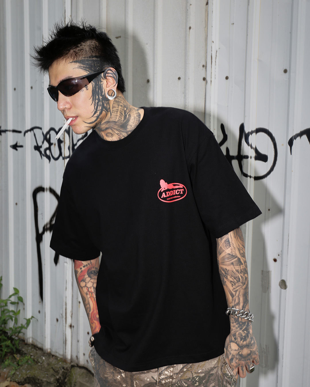 MTA｜Silhouette Boxy T-shirt (Black)